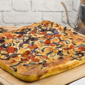 Focaccia con le cipolle